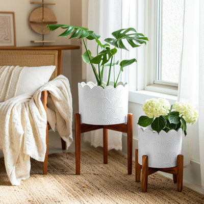 Ensemble de 2 pots à fleurs Weeda