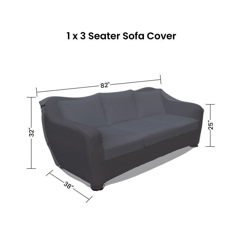 Melbourne Wicker Patio Sofa Cover
