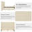 Wood Queen Corduroy Upholstered Platform Beds With High Headboard-2061249728