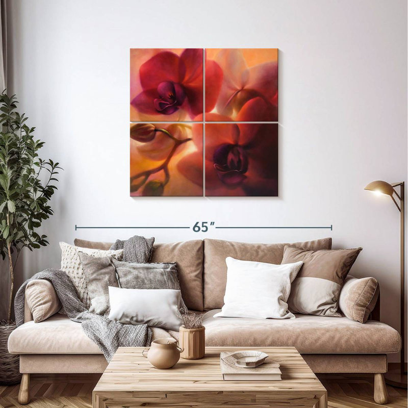Orchidées Harnek, H 38 po x l 38 po