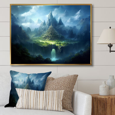 Château de conte de fées V sur toile