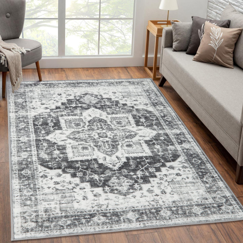 Kieara Floral Indoor Rug, Rectangle 5' x 7'