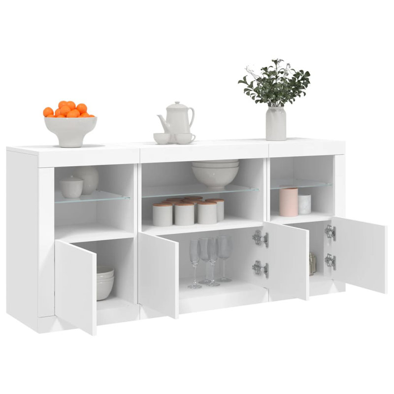 Babrow 142.5cm Sideboard, White