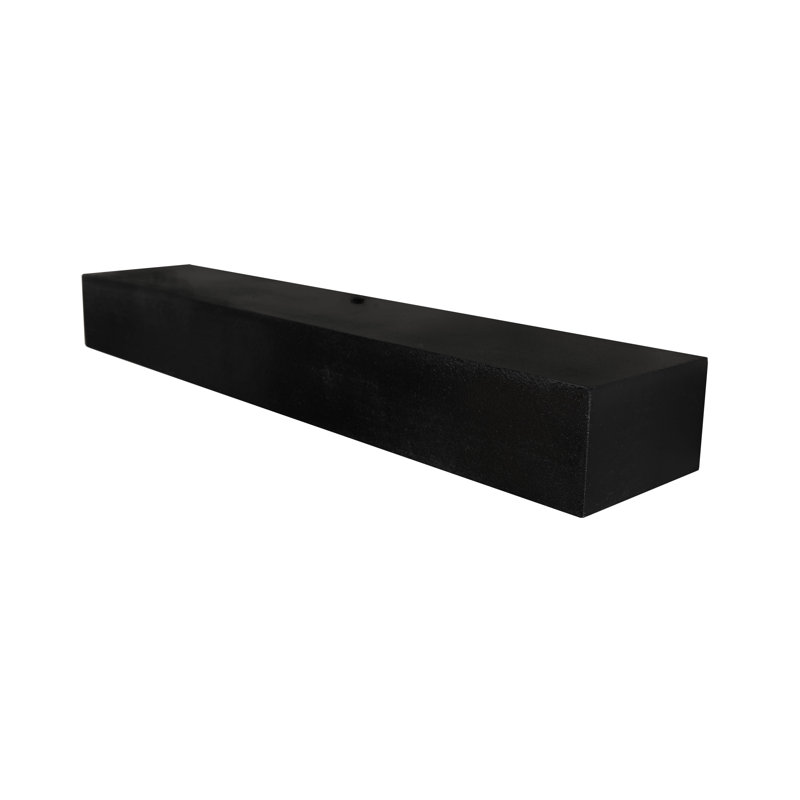  Poplar Floating Shelves, 6" H x 13" W x 7" D, Medium Yellow Wood