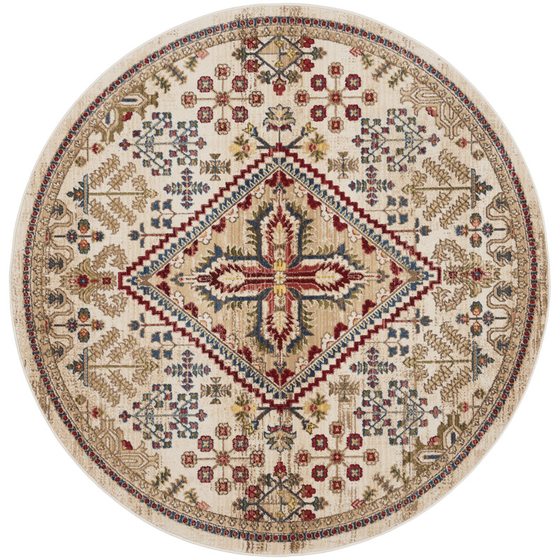 Oriental Indoor Rug, Round 6'