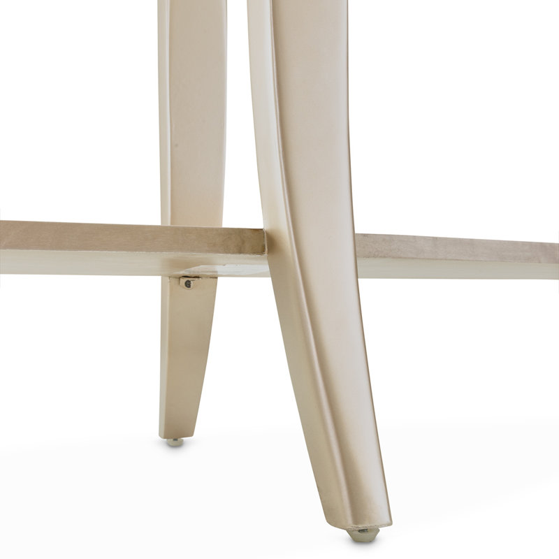 Malibu Crest Glass Top End Table