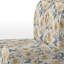Fauteuil de chambre beige et gris