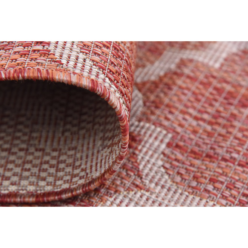 Geometric Indoor / Outdoor Rug, Rectangle 9' x 12'2"