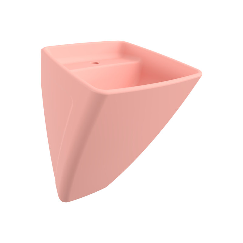 Venezia Monoblock Basin 1TH - 73x48x49cm, Matte Salmon