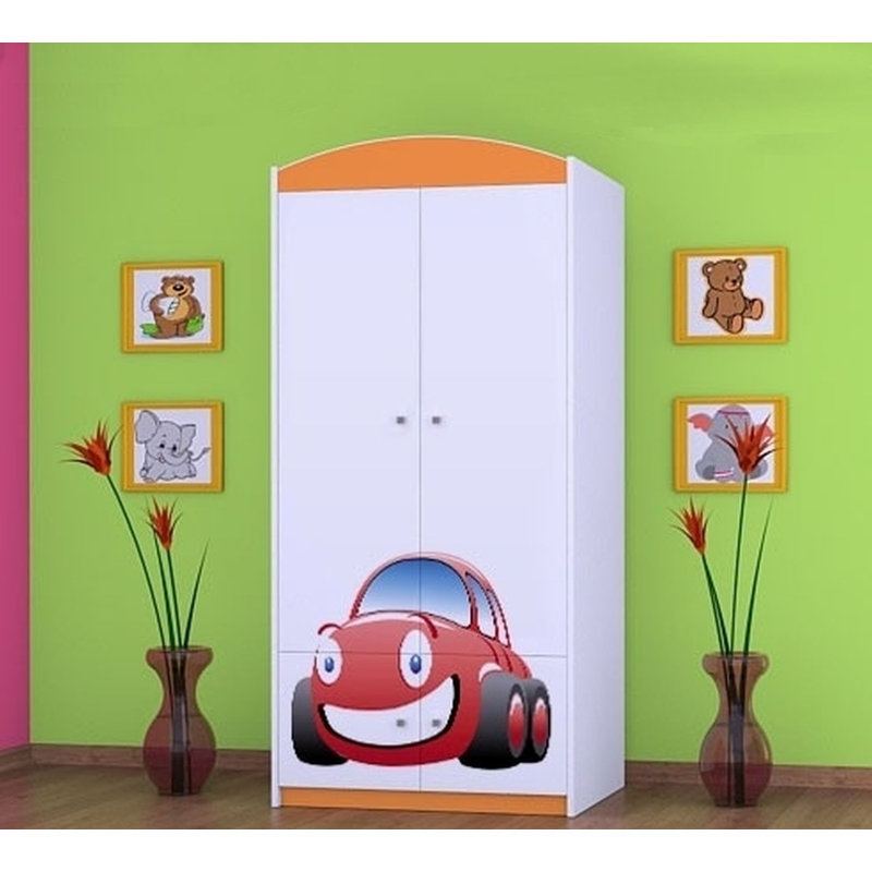 Ares 2 Door Wardrobe, Orange