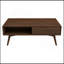Table basse en noyer