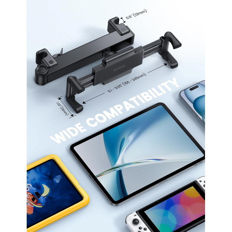 Support universel universel pour tablette avec support pour appui-tête pour voiture