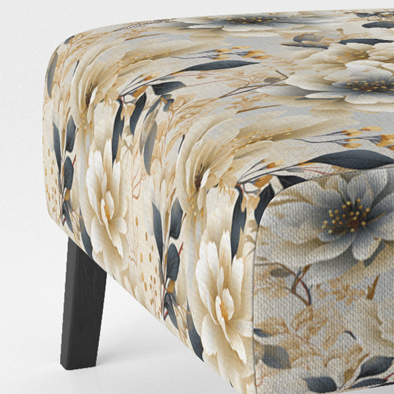 Fauteuil de chambre rembourré Ethereal Neutrals Boho