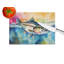 Striped Bass Glass Cutting Board Large