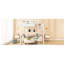Grand lit mezzanine en métal avec rangement, haut pour les adolescents, 54,3 pouces sous la surface, charge de 400 lb, 13 garde-corps, tablettes de rangement blanches, limite de poids, espace
