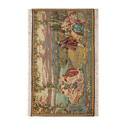 One-of-a-Kind 3'2" X 4'10" Wool Area Rug in