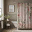 Blush Vintage Blooms - 1 Piece Standard Shower Curtain-1443045358