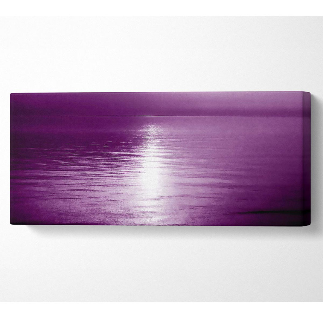 Serenity Mauve Panoramaleinwand