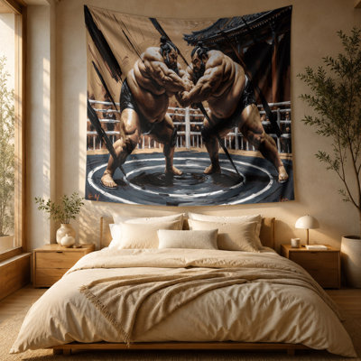 Tapisserie murale «Sports Sumo Wrestling»