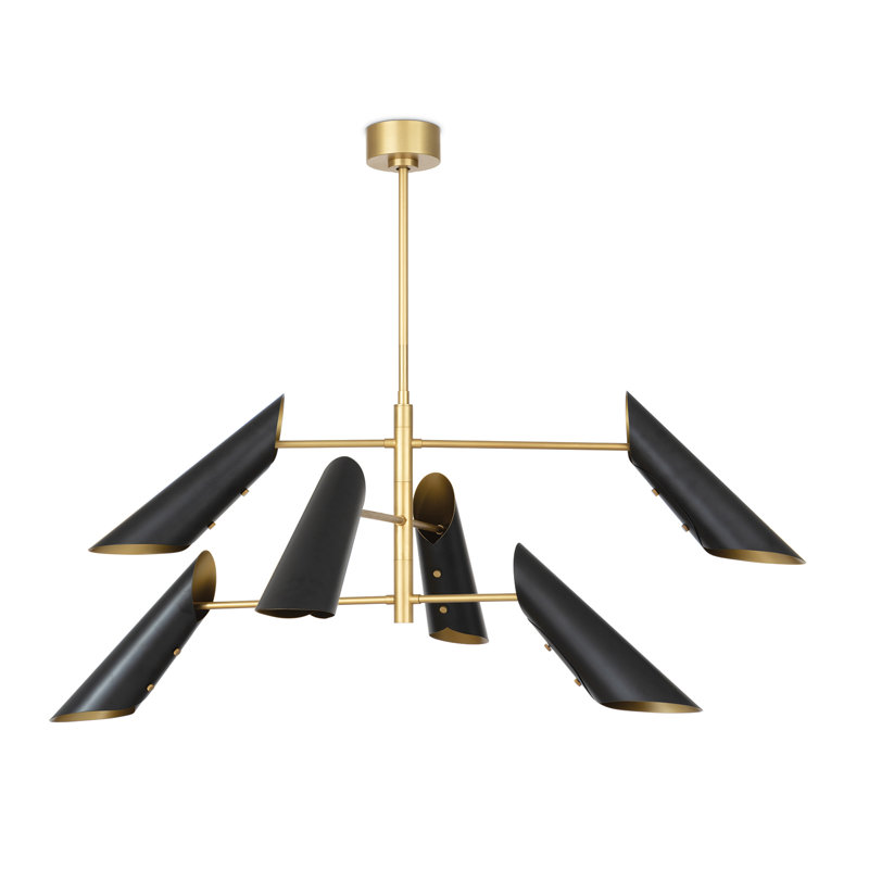 Vest 6 - Light Chandelier, Black