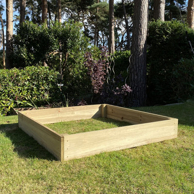 Ashel Wood Raised Garden Bed