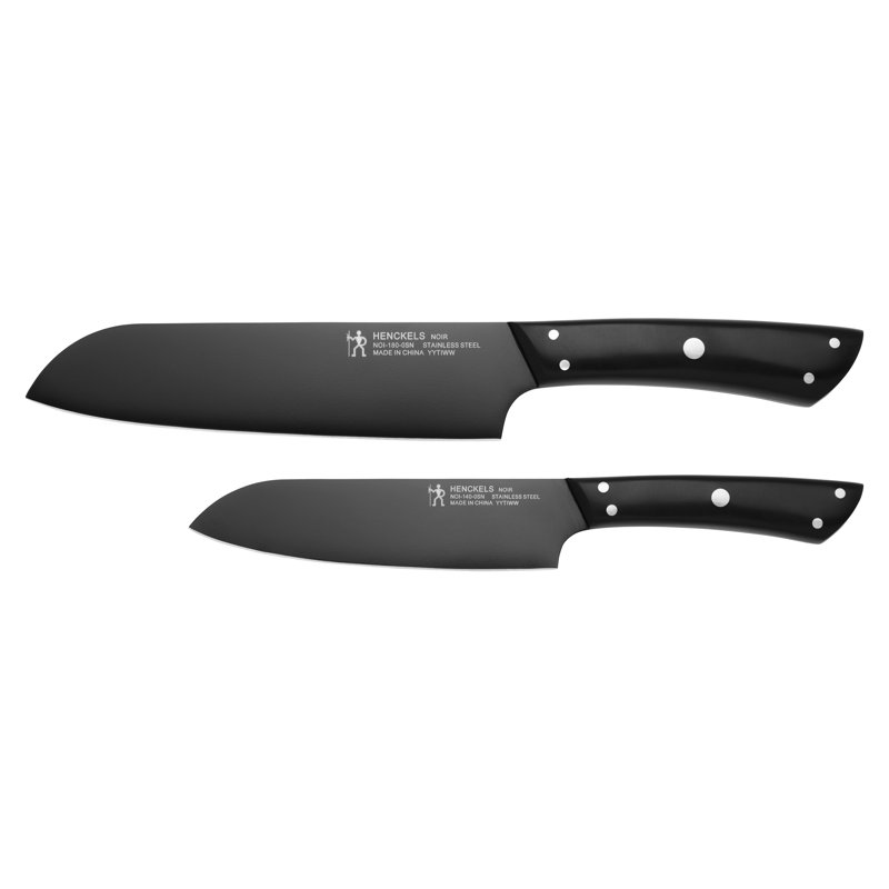 Henckels Noir 2-Pc Asian Knife Set