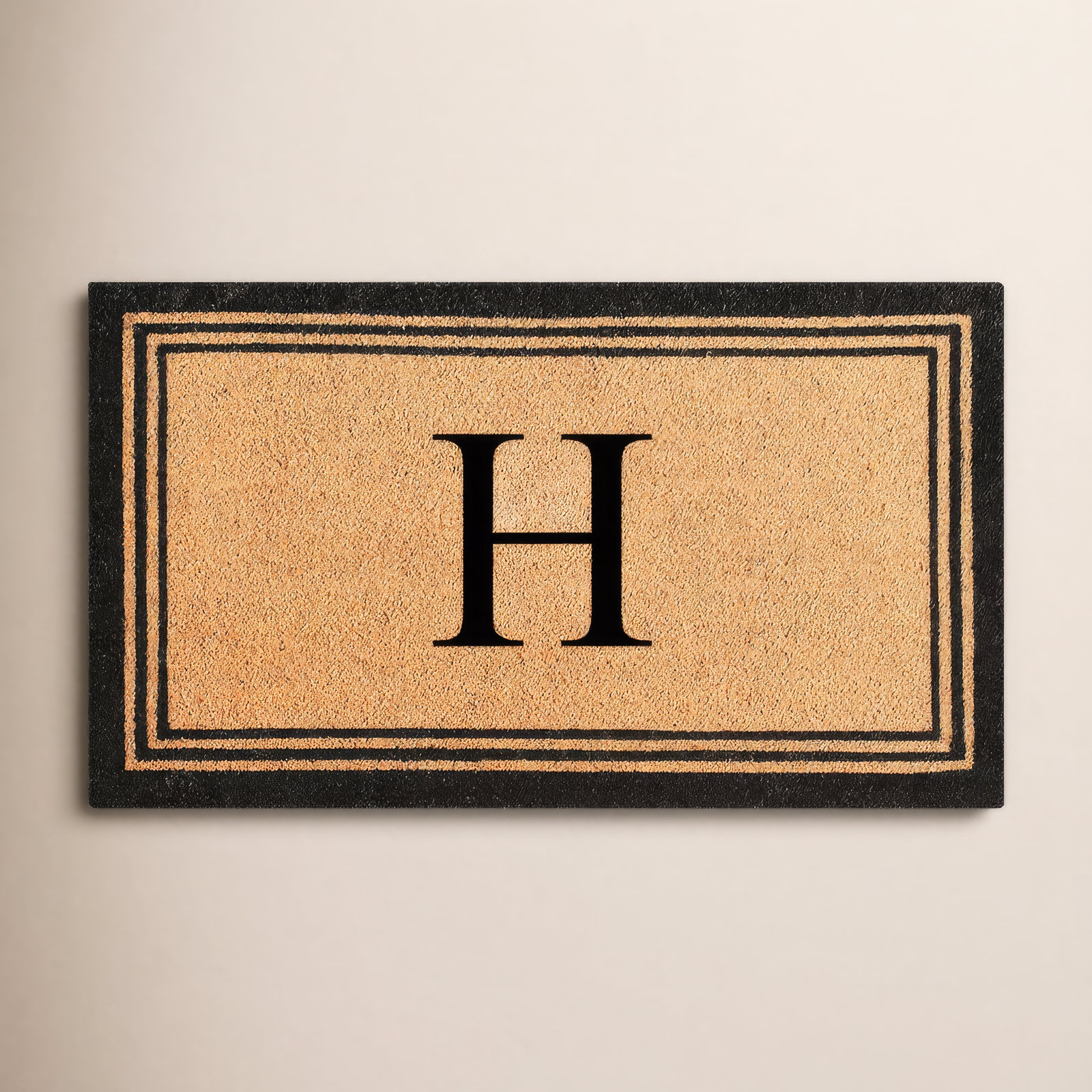 DeHond Non-Slip Doormat, H, 24" X 39"