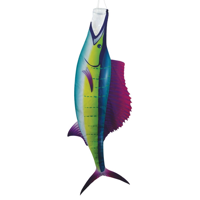 50-inch Sailfish Fish Windsock