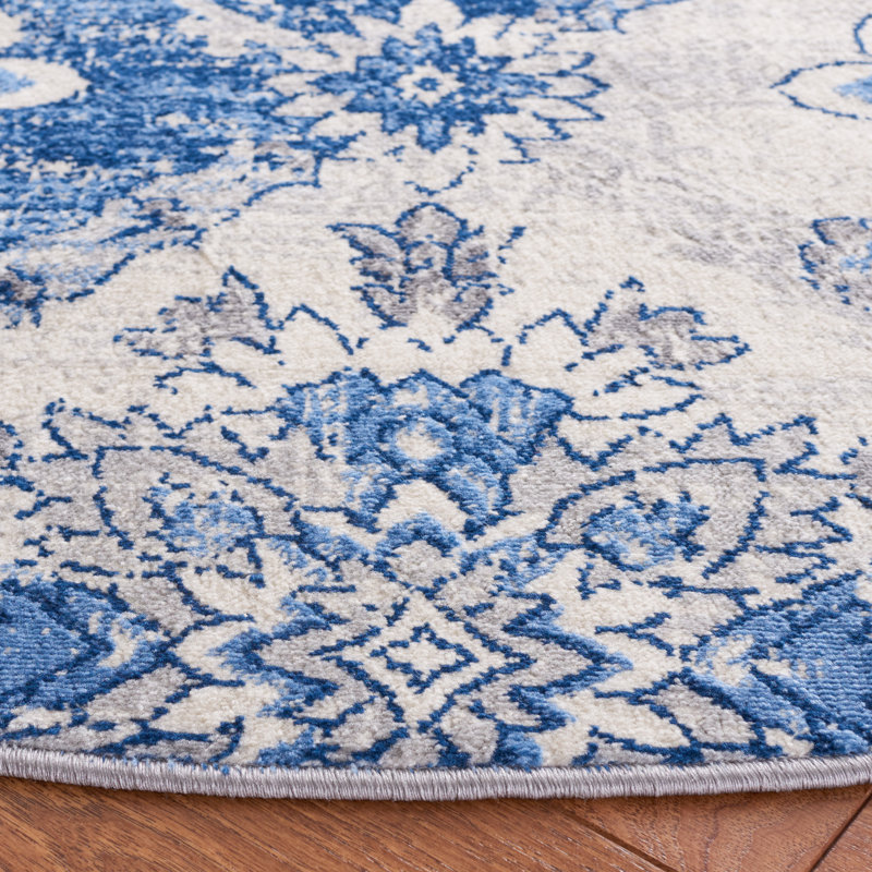Danni-Marie Performance Geometric Rug, Round 6'7"