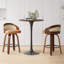 Tabourets de bar Mid-Century modernes, ensemble de 2-1251440842