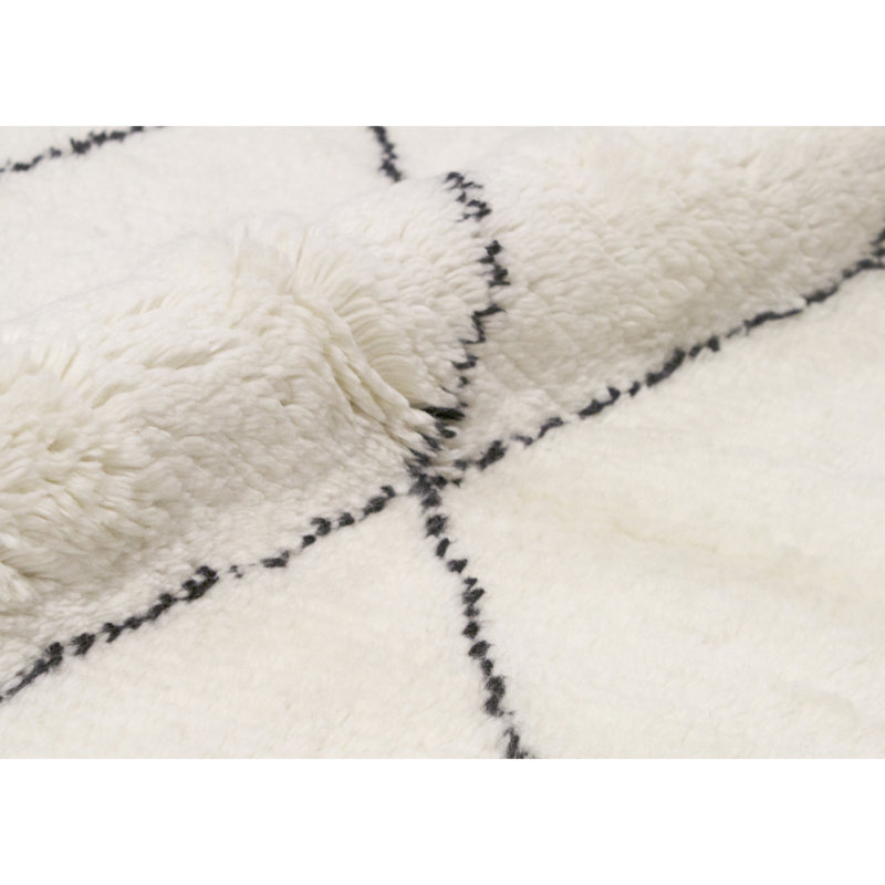 Moroccan Wool Geometric Area Rug, Rectangle 12' x 15'