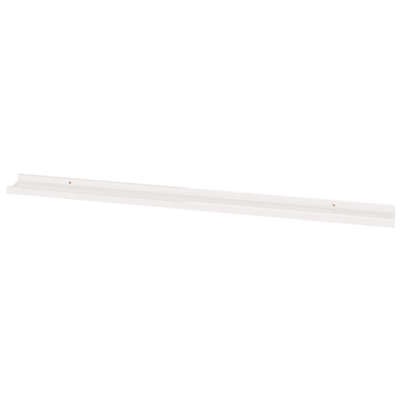 Lajarvis 2 -Piece Picture Ledge Wall Shelf, 3 cm H x 115 cm W x 9 cm D, White