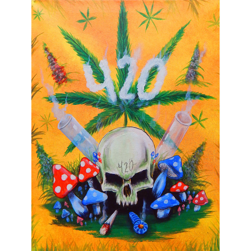 «420», reproduction sur toile tendue, H 24 po x l 18 po