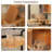 Cat House with Remote-Controlled Light Strip, Compatible with Automatic Litter Boxes