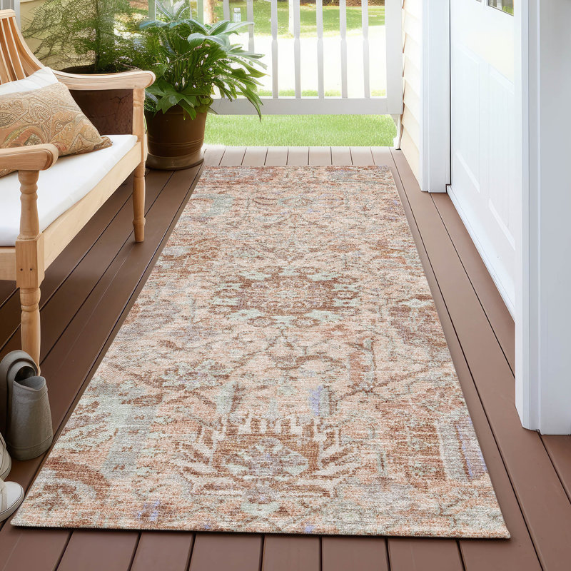 Segin Machine Washable Indoor/Outdoor Rug, Runner 2'3" x 7'6"