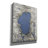 'Lake Tahoe Map' by Stellar Design Studio, Canvas Wall Art-1159321076