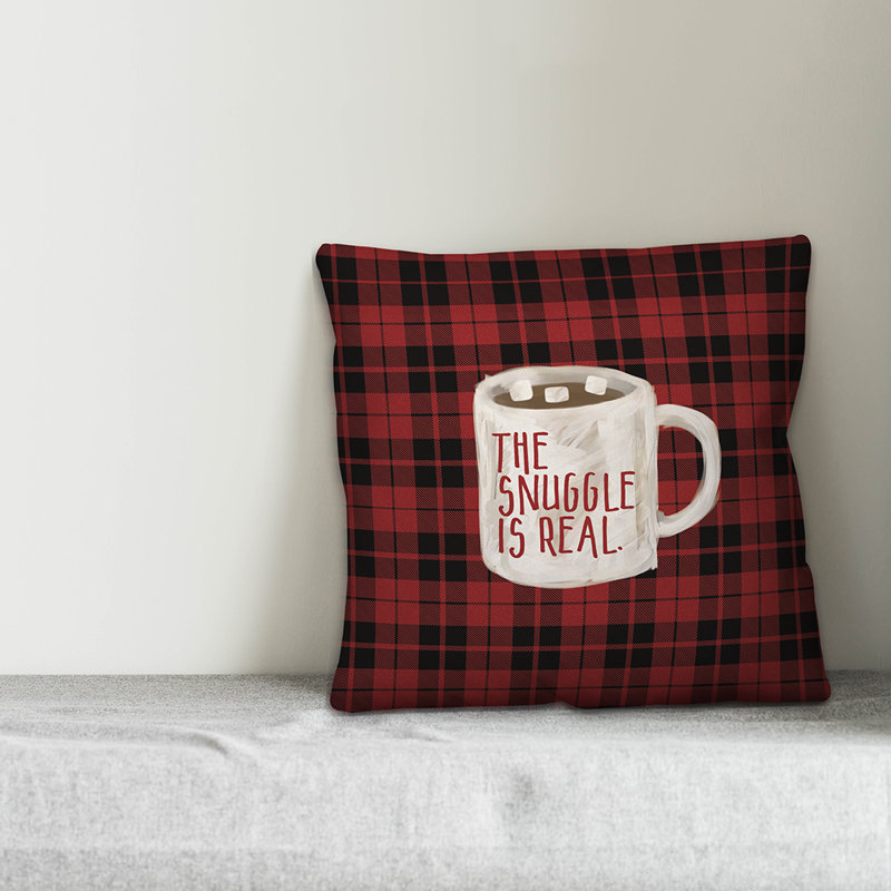 Plaid Throw Pillow