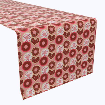 Rectangular Geometric Cotton Twill Table Runner