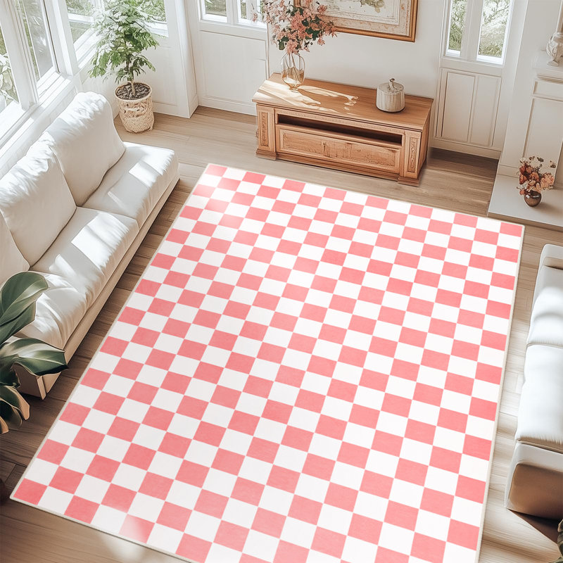 Tapis à carreaux et tapis lavables Fillender, Rectangle 6 pi x 9 pi