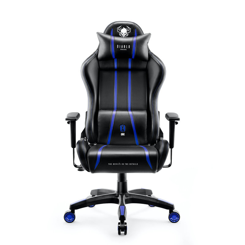 Executive Chair, Black, Black/Blue