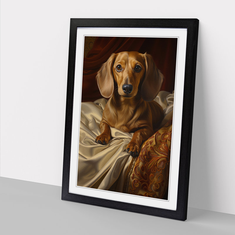 Single Picture Frame Print on Wood, Black Framed, 64cm H x 46cm W