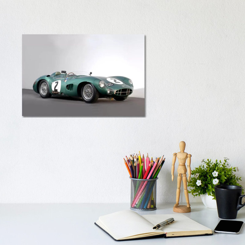 Aston Martin Dbr1, 1959 - Wrapped Canvas Print, 20.32 cm H x 30.48 cm W