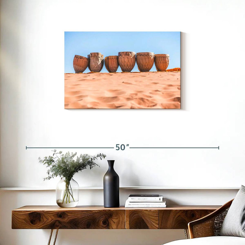 Abarca Desert Drums, 20" H x 30" W
