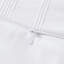 Couette rayée entièrement tissée avec revers en microfibre semblable au nuage, résiste au boulochage, idéale pour les peaux sensibles