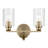 14.25" 2-Light Vanity Light with Glass-108202171-108202172