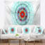 Tapisserie sphère en sphère fractale abstract blue light-28497786