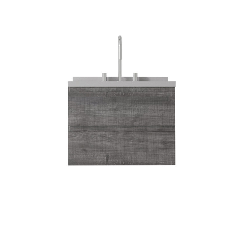 Meuble-lavabo flottant avec lavabo