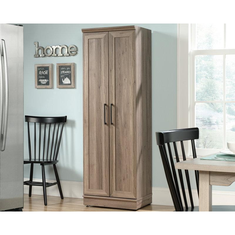 Armoire de rangement Damian Sw 3A, Chêne salé