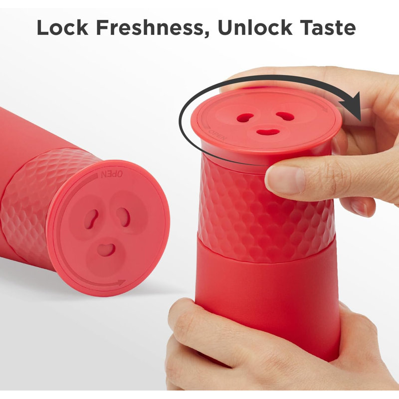 Fliptastic Rechargeable Gravity Grinder, Red