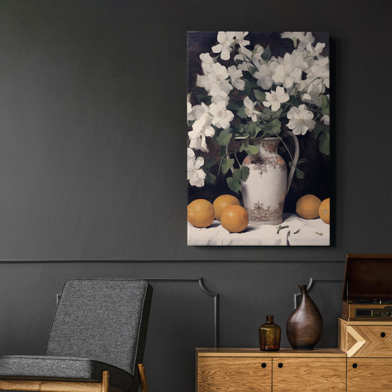 Framed On Canvas Print, 49'' H x 33'' W